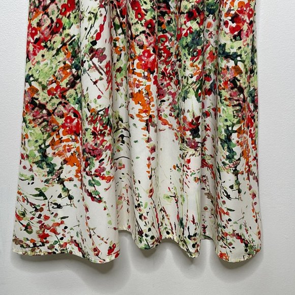 Caramela Women's Small Floral Print Maxi Spaghetti Strap Dress - Picture 3 of 10